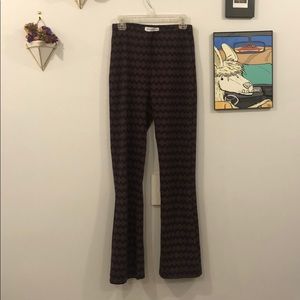 High waisted flare pants